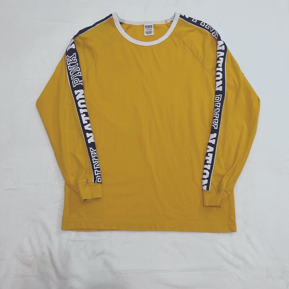 Victoria 's Secret PINK long sleeve campus tee